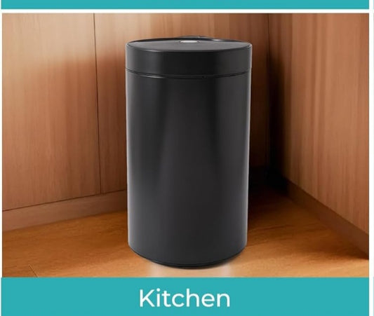 IWWC | 30L Stainless Steel Dustbin With Lid | Dustbin For Kitchen Converts Wet Waste Into Composter | Automatic Dustbin With Sensor | Food Waste To Composter